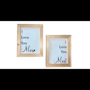 I love you more, I love you most